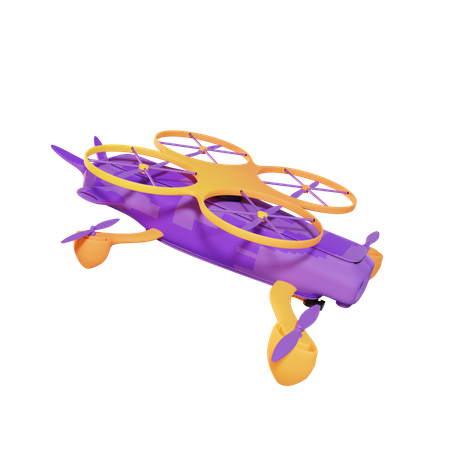 Drone volador  3D Icon