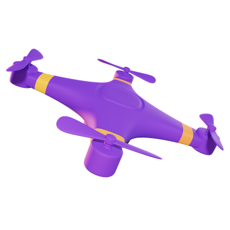 Drone volant  3D Icon