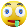 3d drooling emoji