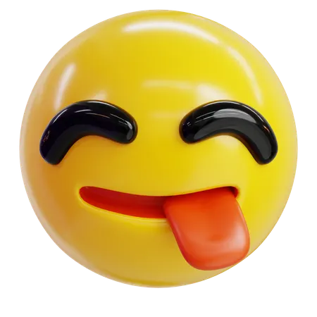 Drooling Tongue Emoji  3D Icon