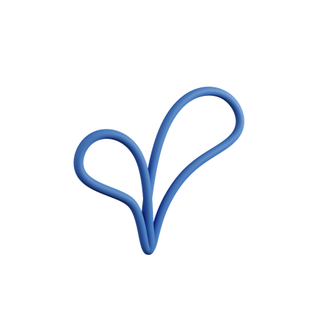 落とす  3D Icon
