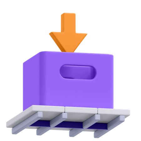 Drop Delivery  3D Icon