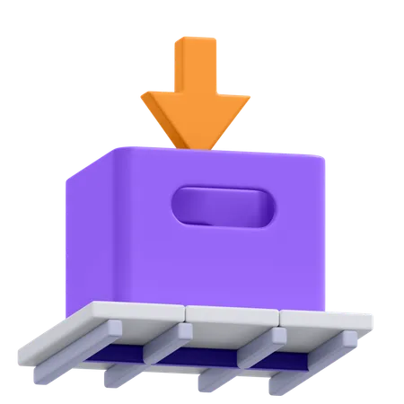 Drop Delivery  3D Icon