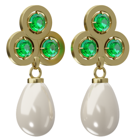 Drop Earrings  3D Icon