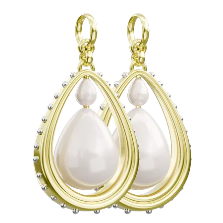 Drop Earrings  3D Icon
