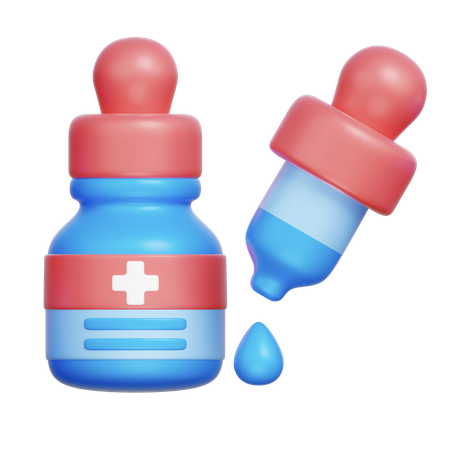 Drop Medicine  3D Icon