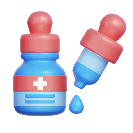 Drop Medicine  3D Icon