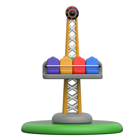 Drop Tower  3D Icon