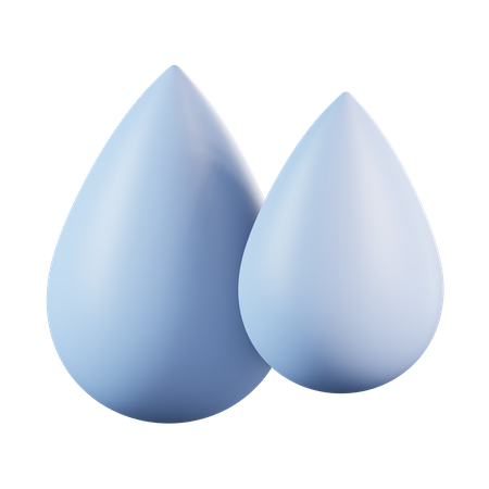 Droplet  3D Icon