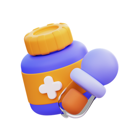 Dropper Bottle  3D Icon