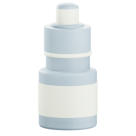 Dropper Bottle Mockup  3D Icon