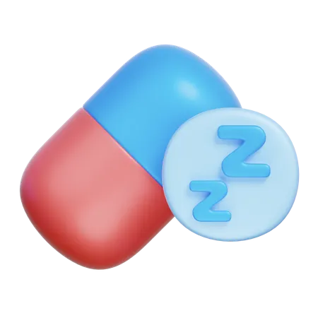 Drowsy Medicine  3D Icon