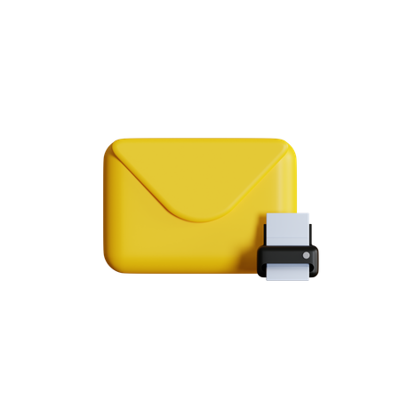 E-Mail drucken  3D Icon