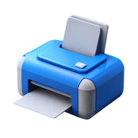 Drucker  3D Icon