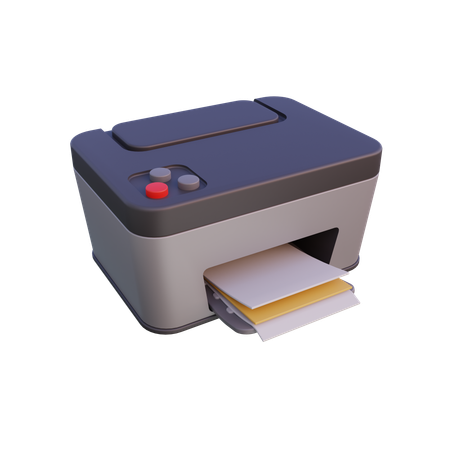 Drucker  3D Icon