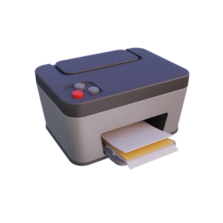 Drucker  3D Icon