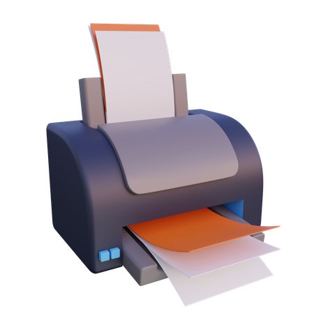 Drucker  3D Icon