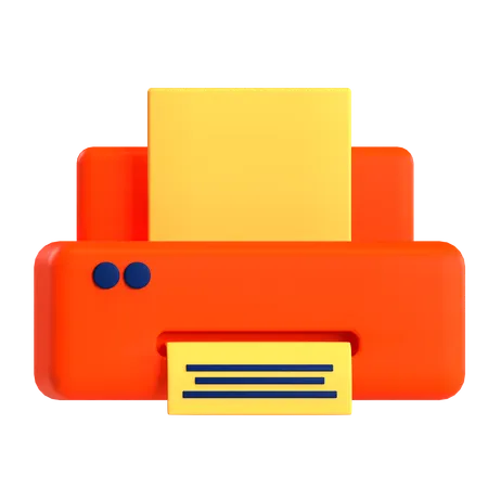 Drucker  3D Icon