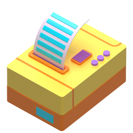 Drucker  3D Icon