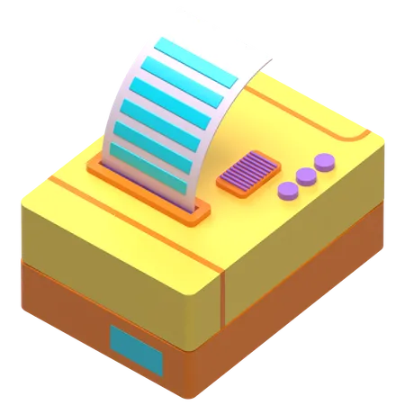 Drucker  3D Icon