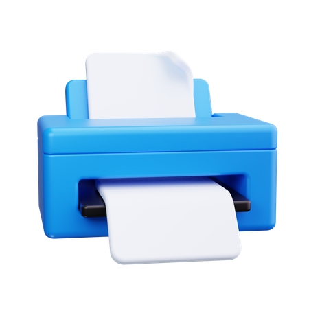 Drucker  3D Icon