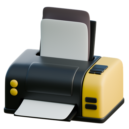 Drucker  3D Icon