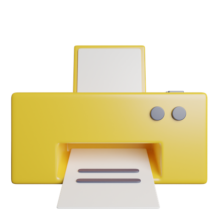 Drucker  3D Icon