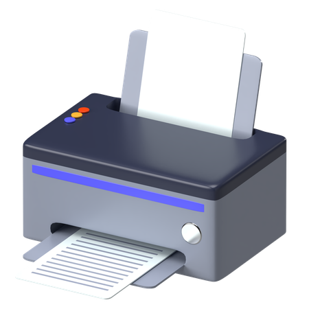 Drucker  3D Icon