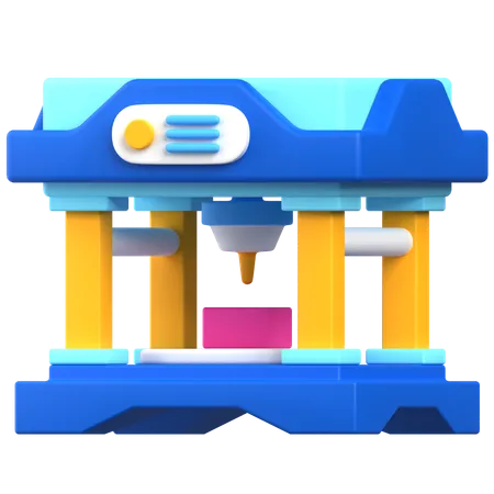 Drucker 3D  3D Icon