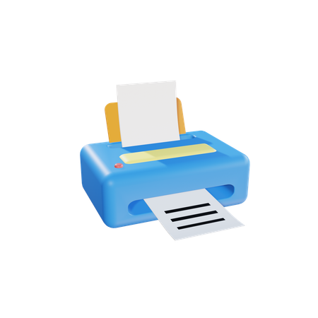 Drucker  3D Icon