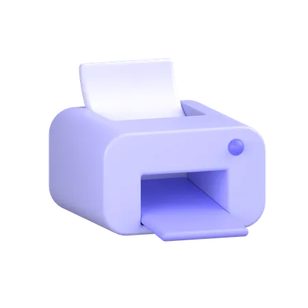 Drucker  3D Icon