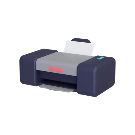 Drucker  3D Illustration