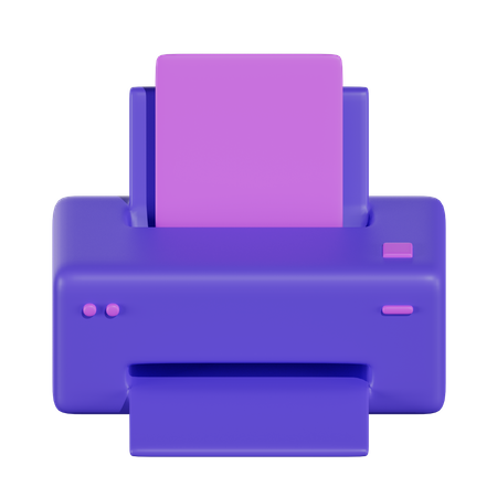 Drucker  3D Icon