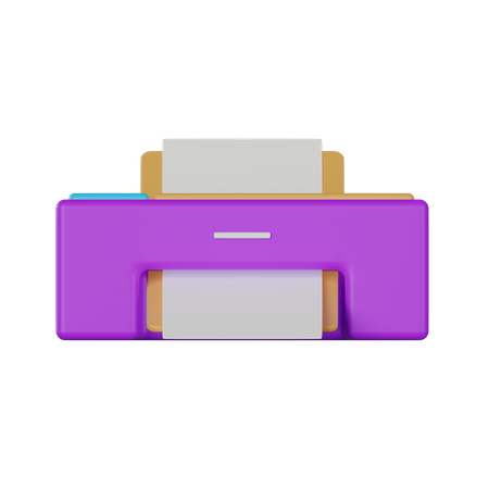 Drucker  3D Icon