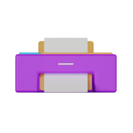 Drucker  3D Icon