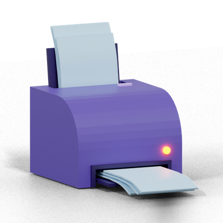 Drucker  3D Icon