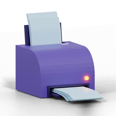 Drucker  3D Icon