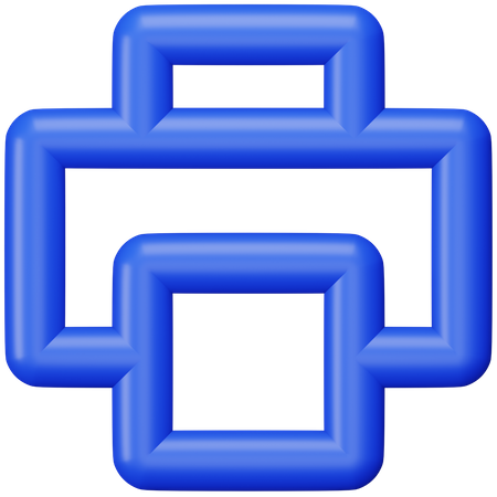 Drucker  3D Icon