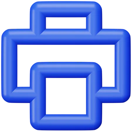 Drucker  3D Icon