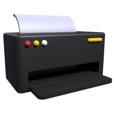 Drucker  3D Icon