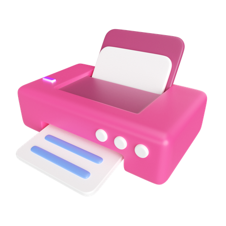 Drucker  3D Icon