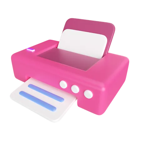 Drucker  3D Icon