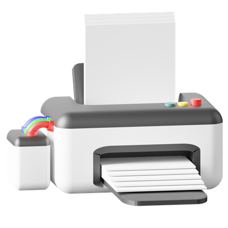 Drucker  3D Icon