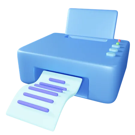 Drucker  3D Icon