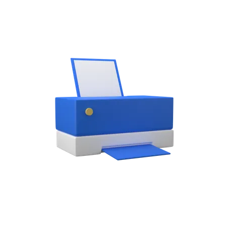 Drucker  3D Icon