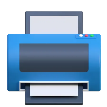 Drucker  3D Icon