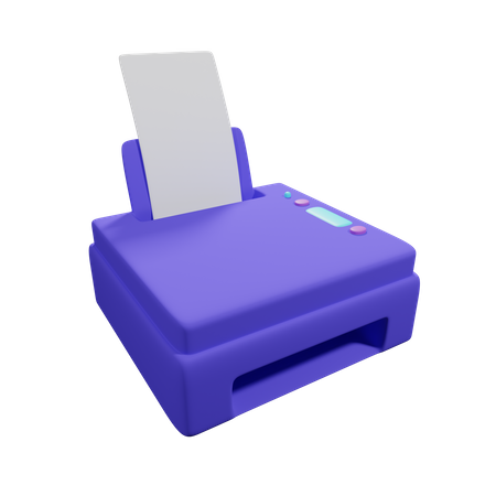 Drucker  3D Icon