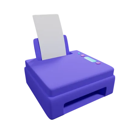 Drucker  3D Icon