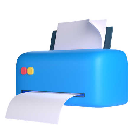 Drucker  3D Icon