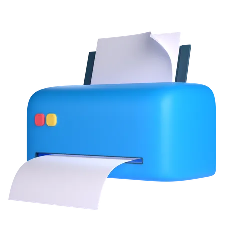 Drucker  3D Icon